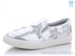 Сліпони D7 silver р: 36-41, в упаковці: 8 пар, купити тільки гуртом