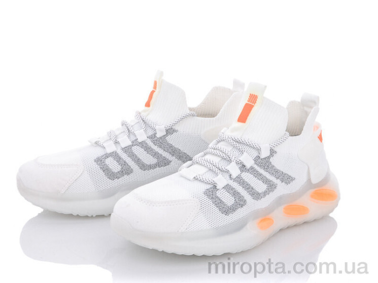 Кросівки 191-2 white р: 40-44, в упаковці: 8 пар, купити тільки гуртом - 763922