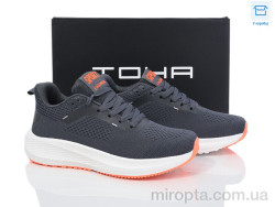 Кросівки 2315 d.grey-orange р: 36-41, в упаковці: 8 пар, купити тільки гуртом