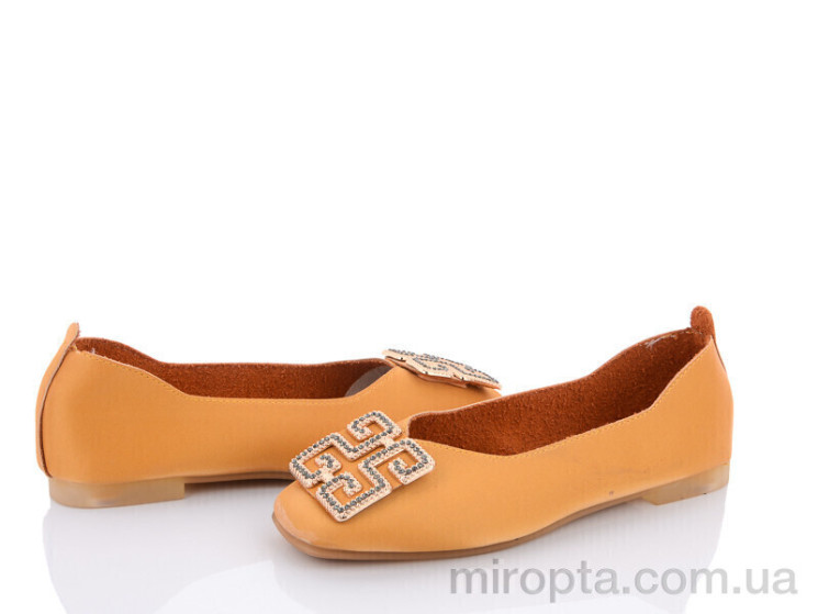 Балетки 131-1 yellow р: 36-41, в упаковці: 8 пар, купити тільки гуртом - 833064