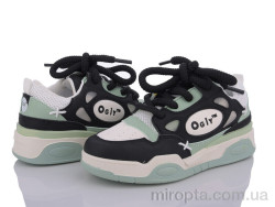 Кросівки 149-23 black-green р: 37-42, в упаковці: 8 пар, купити тільки гуртом