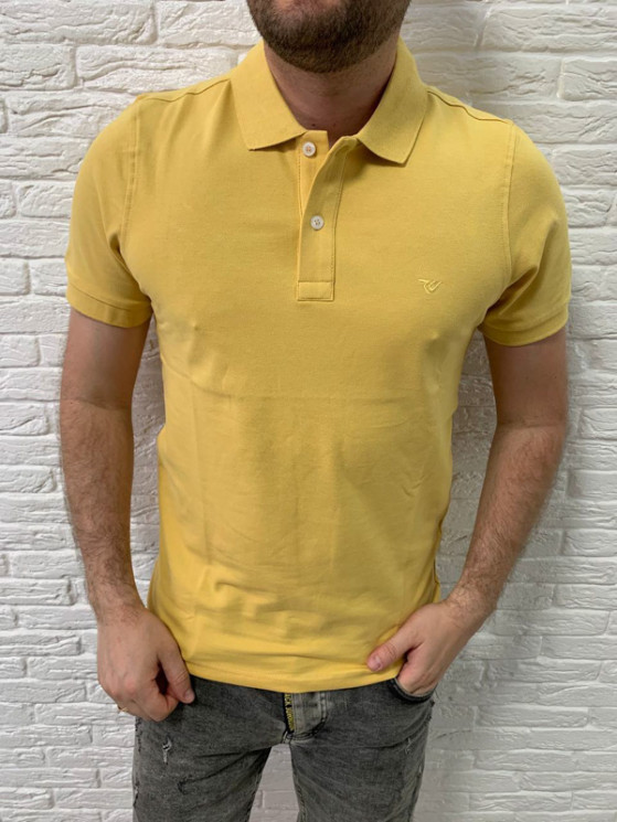 Футболка Raymons р M-2XL Чоловіча Polo S1552 yellow - NikNumbers SE1041-1042