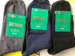 Шкарпетки чоловічі #N86 Житомир (р. 25-27), в упаковці 12 шт. мікс кольорів №528643