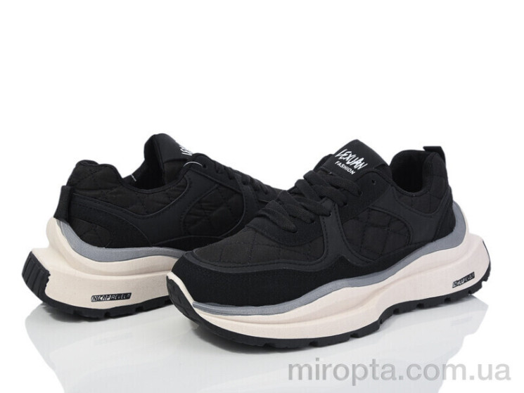 Кросівки 136-35 black р: 36-41, в упаковці: 8 пар, купити тільки гуртом - 974350