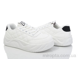 Кросівки 149-55 white-black р: 36-41, в упаковці: 8 пар, купити тільки гуртом