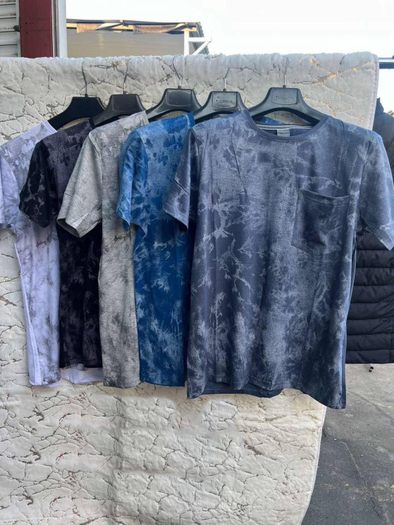 Футболка чоловіча, трикотаж (р. XL-3XL ), мікс кольорів, в упаковці 5 шт. №325646 - Vanda SE1013