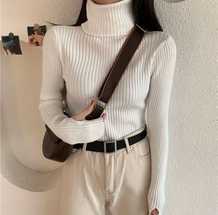 Лонгслів жіночий, рубчик, м. 1526 (р: 42-46, 48-52) №714978 - BestFashion RZ6220 м. 1526