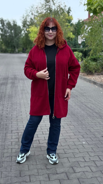 Кардиган жіночий, альпака м. 3752 (р. 52-54, 56-58, 60-62, 64-66) №409857 - 