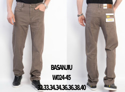 Джинси чоловічі, джинс, м.W024-45 (розміри: 32-40), в упаковці 8 штук №346614
