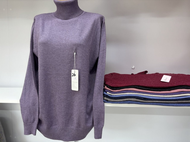 Гольф жіночий, трикотаж, м.26 (р. 50-56 ), мікс кольорів, в упаковці 10 штук №336461 - Iris BG/PO 436