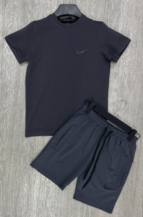 Спортивний костюм дитячий Nike, турецька двунитка, пеньє, м.2024-2/ 281-2 (Розмір: 9-13 років ), 3 кольори, в упаковці 5 шт. №330957 - 