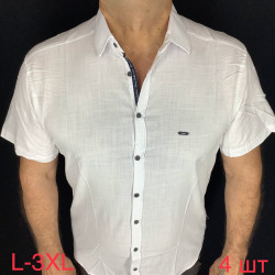 Сорочка Емре р L-3XL Чоловіча I1209 white