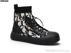 Черевики 01-03A black р: 31-36, в упаковці: 6 пар, купити тільки гуртом
