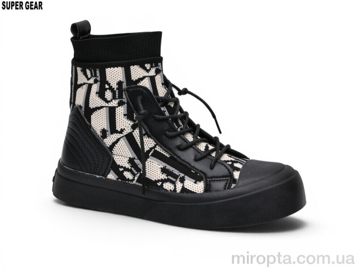 Черевики 01-03A black р: 31-36, в упаковці: 6 пар, купити тільки гуртом - 1200366