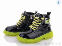 Черевики Y95-0638B black-green р: 32-37, в упаковці: 6 пар, купити тільки гуртом