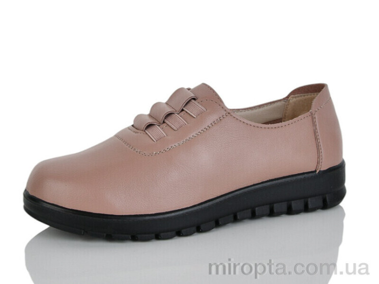 Туфлі 3028 brown р: 38-43, в упаковці: 6 пар, купити тільки гуртом - 1161390