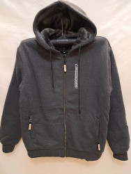 Кофта спортивна чоловіча, трикотаж, хутро, м. В2362 (Розмір: 3XL-7XL ), 2 кольори, в упаковці 5 штук №334967