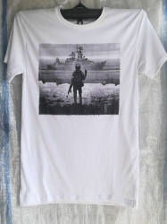 Футболка, р.S-2XL, трикотаж, 4 кольори, в упаковці 5 штук №809261