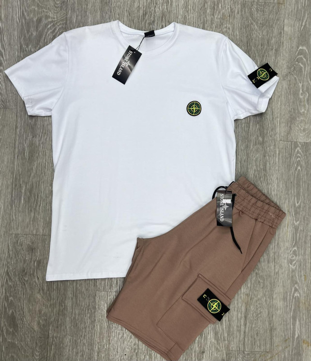 Костюм чоловічий "Stone Island" (р: М-3XL) 3 кольори, в упаковці 5 шт. №368857 - Spider