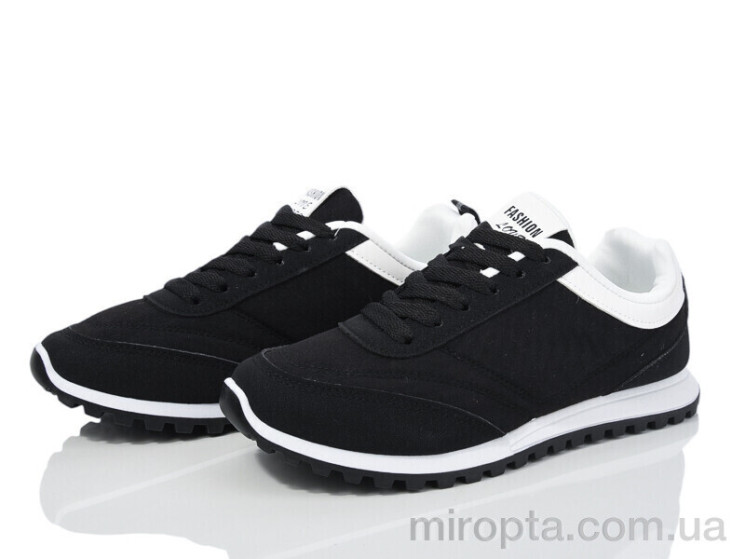 Кросівки 182-48 black р: 36-41, в упаковці: 8 пар, купити тільки гуртом - 974452