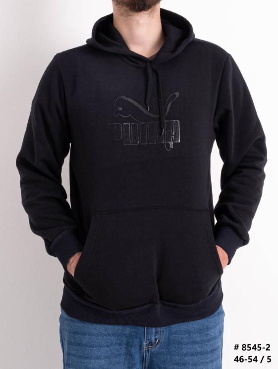 Батник чоловічий Puma "8545-2" трикотаж на флісі (р: 46-54) в упаковці 5 шт. №361410 - NikolayNolen