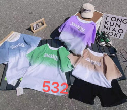 Футболка дитяча "532" (р: 120-160см) 4 кольори, в упаковці 5 шт. №369793