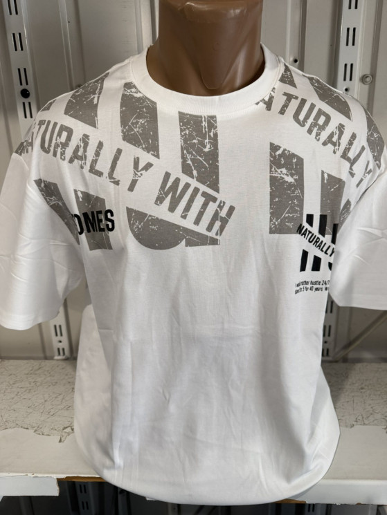 Футболка чоловіча (р: L,XL,2XL,3XL) 2 кольори, в упаковці 4 шт. №382718 - Turkey SE897