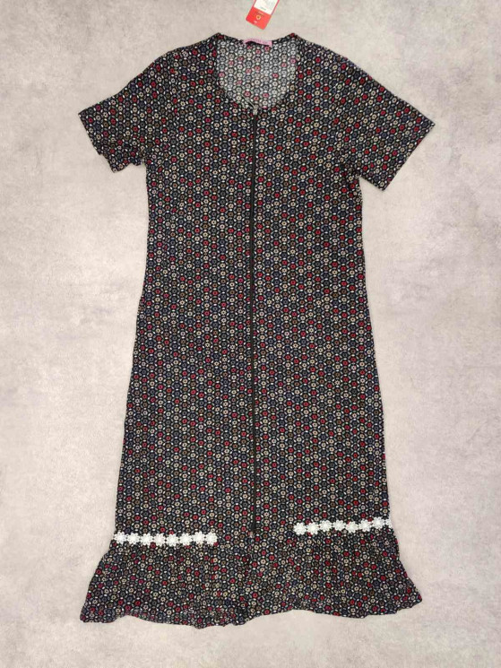 Халат жіночий, трикотаж, м.31114 (р. 48-56 ), в упаковці 5 штук №325578 - Kazah SE821