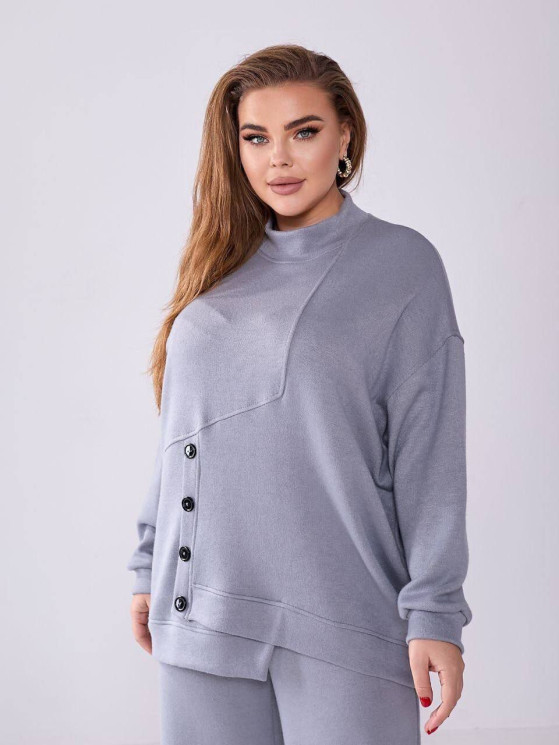 Костюм жіночий "двійка" (кофта+штани), ангора м. 5088 (р: 50-52, 52-54, 54-56, 56-58) №703491 - 