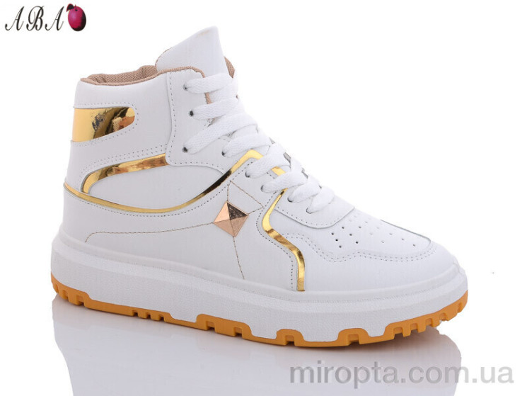 Кросівки BK72 white-gold р: 36-41, в упаковці: 8 пар, купити тільки гуртом - 761418