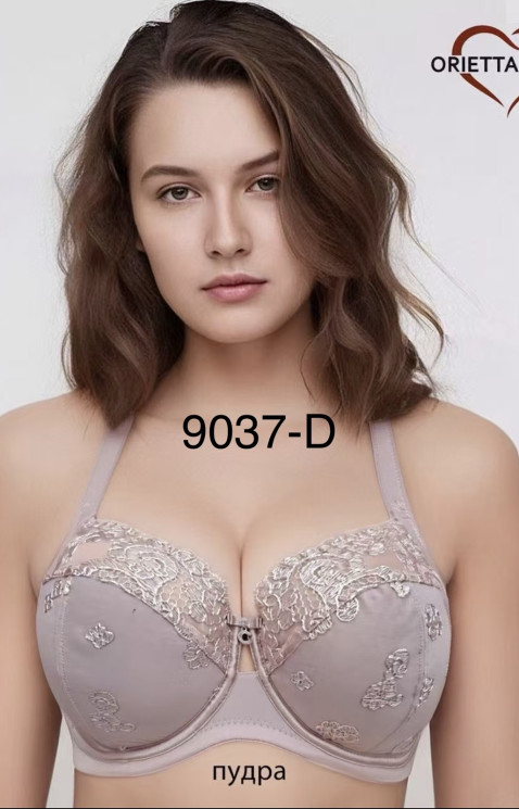 Бюстгальтер жіночий, комбінований, м.9037, р. D, 4 кольори, в упаковці 6 штук №339073 - 