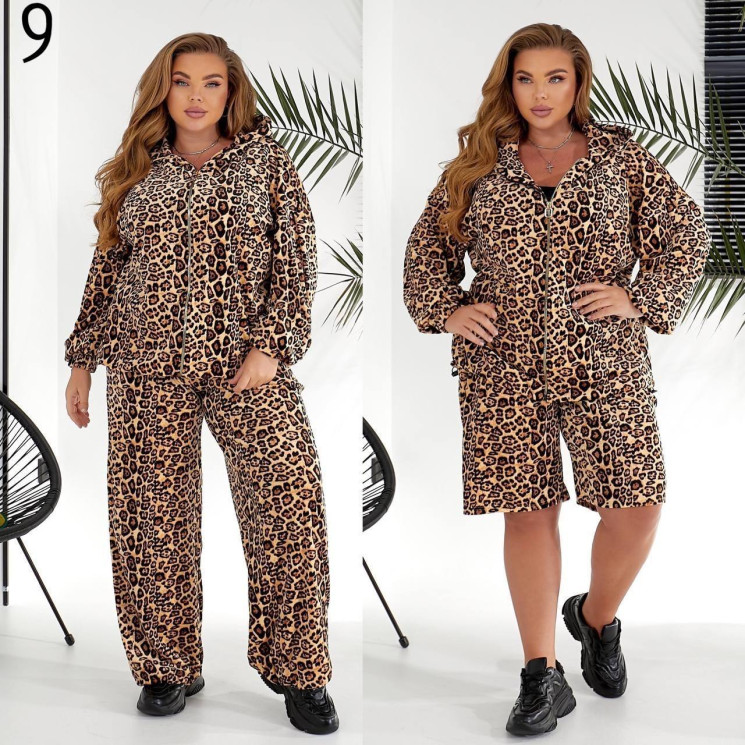 Костюм жіночий, велюр sport, м. 1700 (р: 42-46, 48-54) №710161 - GrandFashion AV4663 м. 1700