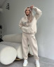 Костюм жіночий, тринитка на флісі, м. 375 (р: 42-48) №705386 - GrandFashion AV4663 м. 375
