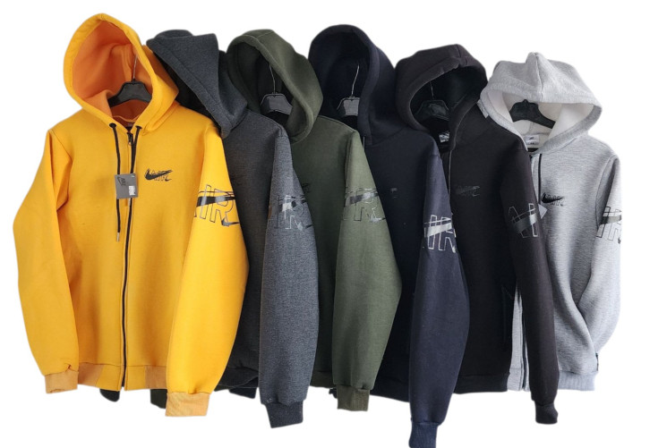 Спортивна кофта дитяча Nike (р: 11-15 років) 6 кольорів, в упаковці 5 шт. №376027 - Flask