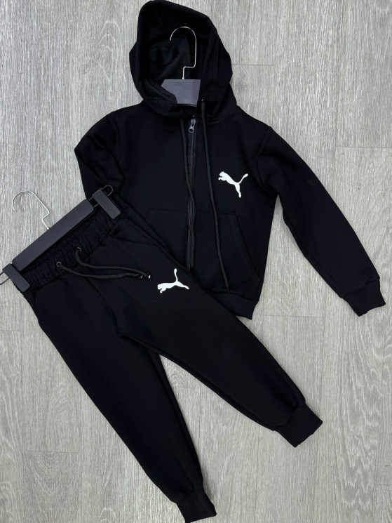 Спортивний костюм дитячий Puma, двохнитка, пеньє "247-1" (р: 4-8 років) 3 кольори в упаковці 5 шт. №358374 - Spider