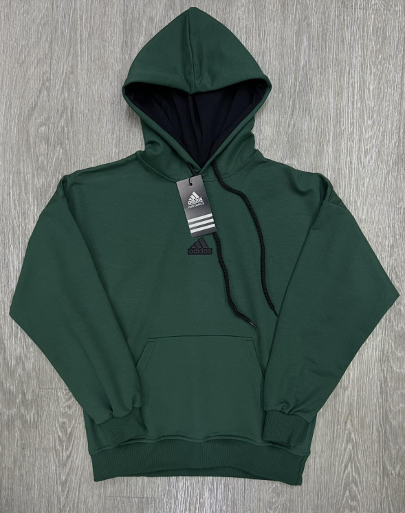 Худі дитяче Adidas "257-3" двохнитка, пеньє  (р: 13-17 років ) 10 кольорів, в упаковці 5 шт. №364380 - Spider