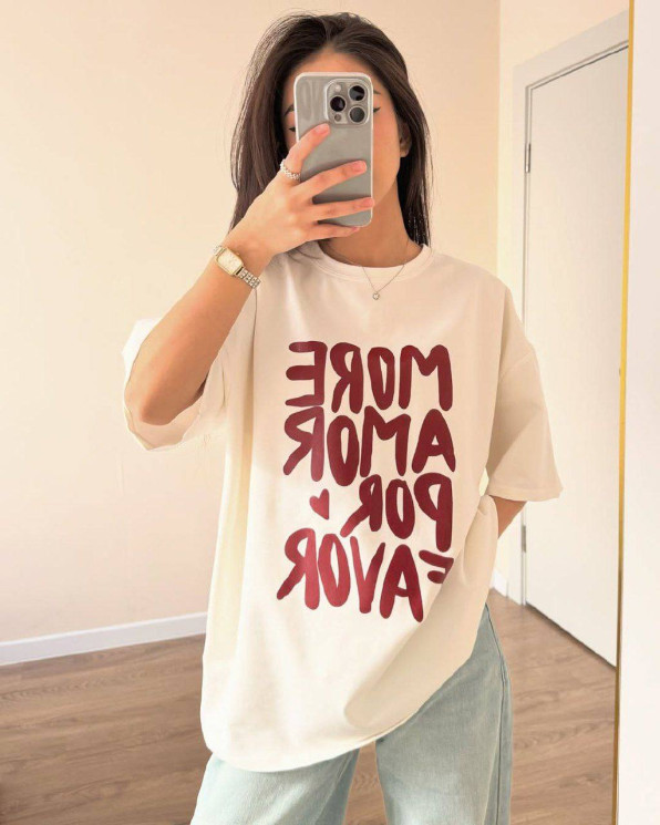 Футболка жіноча oversize, кулір м. 624 (р. 42-48) №406014 - 