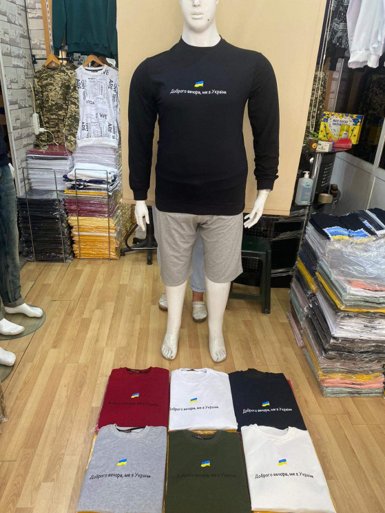 Батник чоловічий батал (Розмір: 3XL - 6XL) №805747 - Wolf