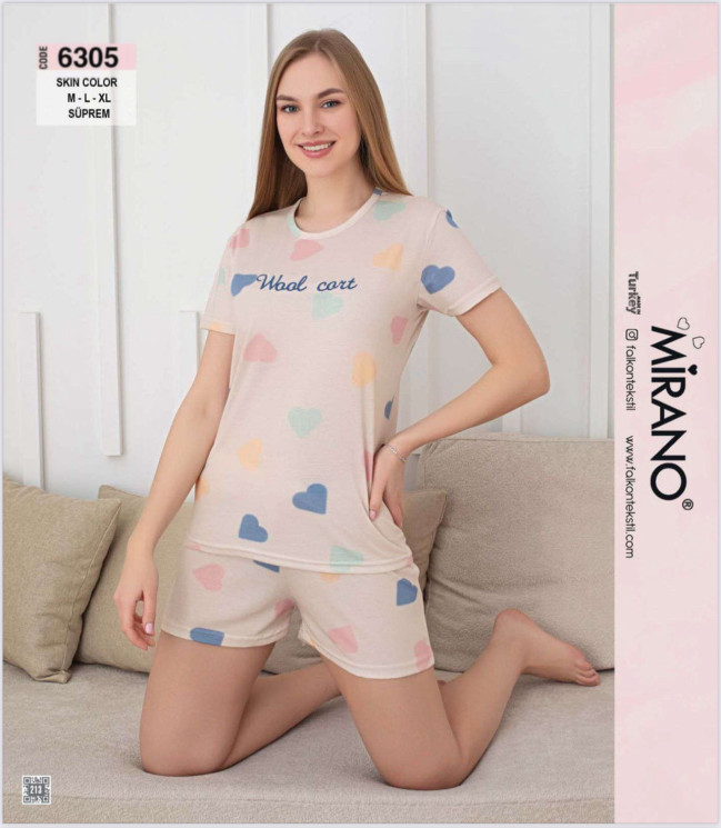 Піжама жіноча "6305" бавовна (р: М,L,XL) в упаковці 3 шт. №364925 - DisneyOpt SE893