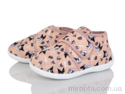 Капці FT003-5 beige р: 26-30, в упаковці: 6 пар, купити тільки гуртом