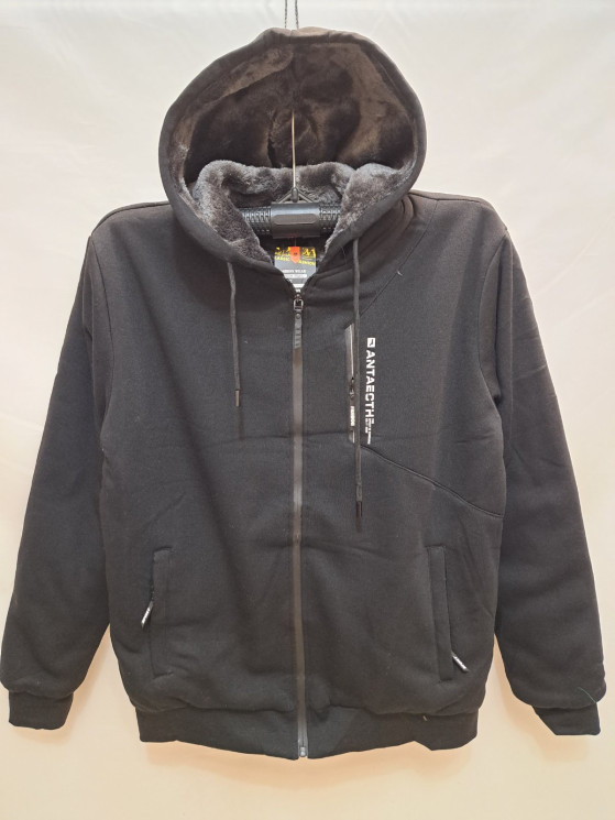 Кофта спортивна чоловіча, трикотаж, хутро, м. В2361 (Розмір: 3XL-7XL ), 2 кольори, в упаковці 5 штук №334968 - Hang SE641
