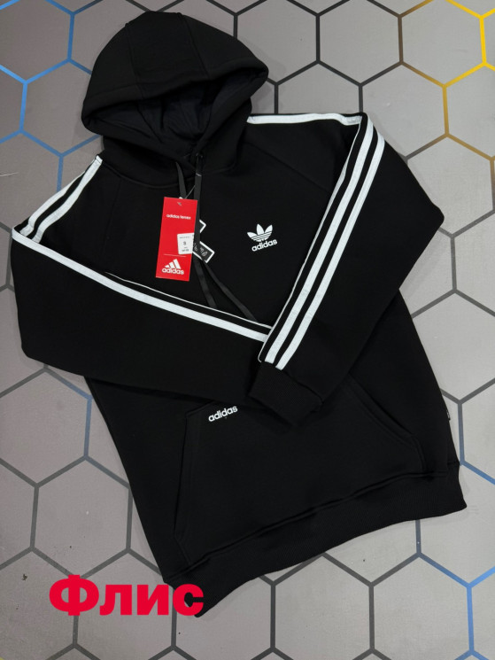Худі чоловіче Adidas на флісі "6151" (р: S-2XL) в упаковці 5 шт. №376859 - AlexClothes SER2276