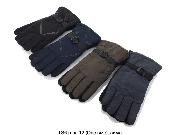 Перчаткі чоловічі "ТS6" хутро (Розмір: One Size) в упаковці 12 штук №154375 - Koroleva 470