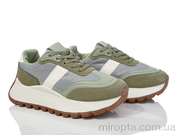Кросівки 20-1050 green р: 36-41, в упаковці: 8 пар, купити тільки гуртом - 987745