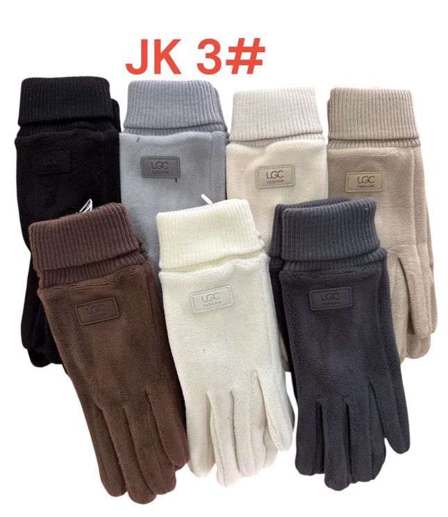 Рукавиці жіночі "Jk3" (р: 6.5-8.5) в упаковці 12 шт. різного кольору №374910 - Strike Se655
