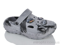Крокси B509 grey р: 36-41, в упаковці: 12 пар, купити тільки гуртом