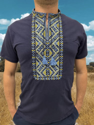 Футболка чоловіча, бавовна (Розмір: S-2XL) в упаковці 5 штук №311332