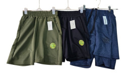 Шорти дитячі "Stone Island" трикотаж (р: 3-7 років) 3 кольори, в упаковці 5 шт. №385693