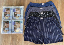 Труси чоловічі, котон (розмір: 2XL-4XL), мікс кольорів, в упаковці 12 шт. №321109