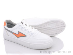 Кросівки Z4(6821) white-orange-grey р: 35-40, в упаковці: 6 пар, купити тільки гуртом